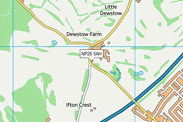 NP26 5AH map - OS VectorMap District (Ordnance Survey)