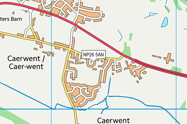 NP26 5AN map - OS VectorMap District (Ordnance Survey)