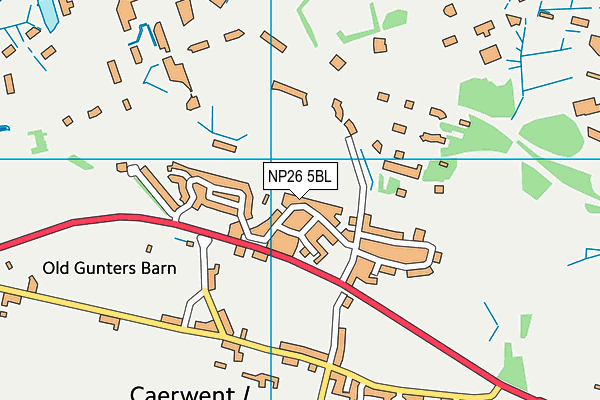 NP26 5BL map - OS VectorMap District (Ordnance Survey)