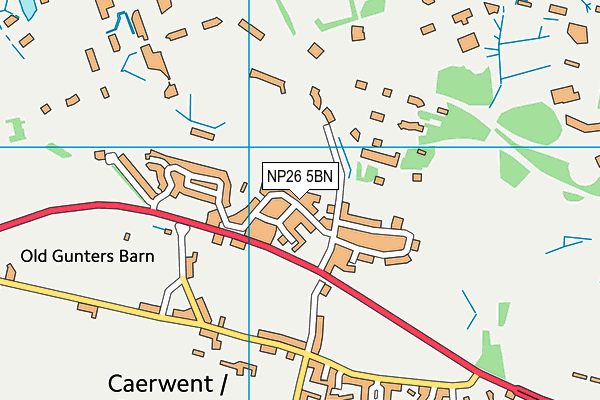 NP26 5BN map - OS VectorMap District (Ordnance Survey)