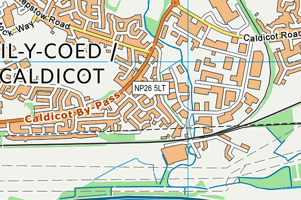 NP26 5LT map - OS VectorMap District (Ordnance Survey)