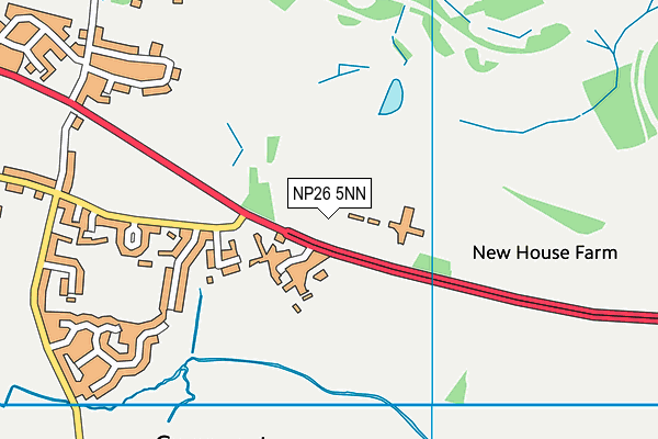 NP26 5NN map - OS VectorMap District (Ordnance Survey)