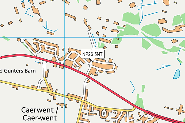 NP26 5NT map - OS VectorMap District (Ordnance Survey)