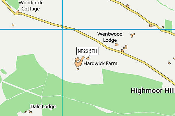 NP26 5PH map - OS VectorMap District (Ordnance Survey)