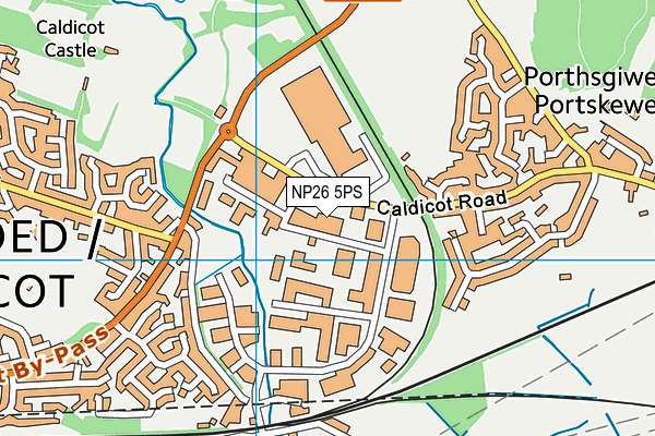 NP26 5PS map - OS VectorMap District (Ordnance Survey)