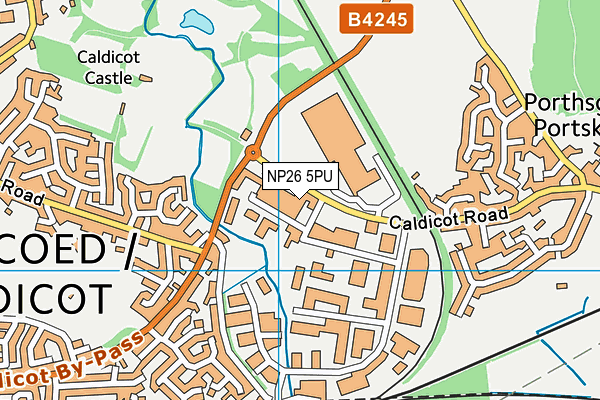 NP26 5PU map - OS VectorMap District (Ordnance Survey)