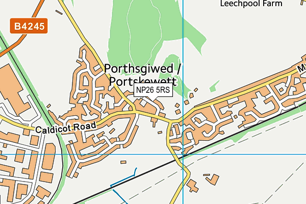 NP26 5RS map - OS VectorMap District (Ordnance Survey)