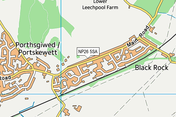 Map of DAB NEWPORT LTD at district scale