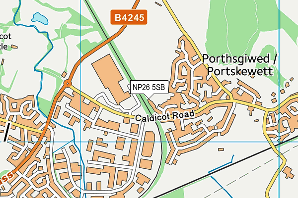 NP26 5SB map - OS VectorMap District (Ordnance Survey)