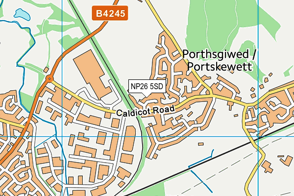 NP26 5SD map - OS VectorMap District (Ordnance Survey)