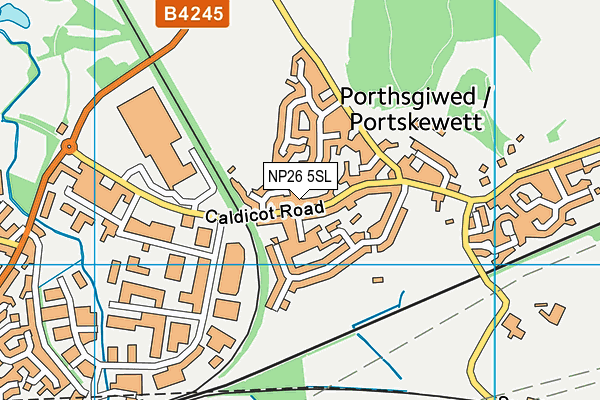 NP26 5SL map - OS VectorMap District (Ordnance Survey)