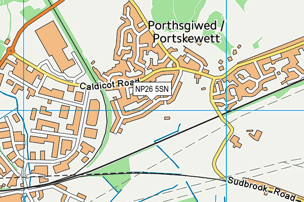 NP26 5SN map - OS VectorMap District (Ordnance Survey)