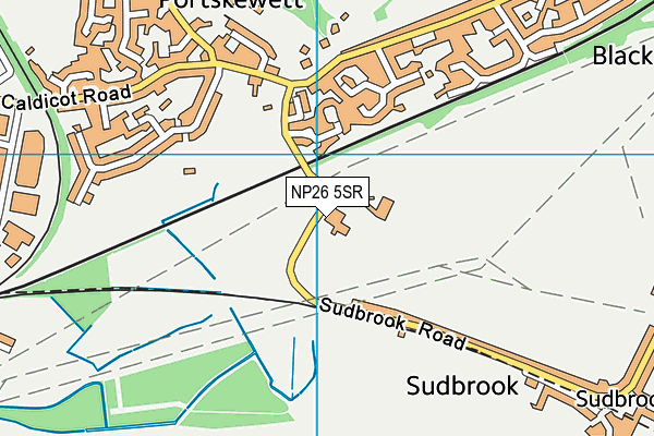NP26 5SR map - OS VectorMap District (Ordnance Survey)