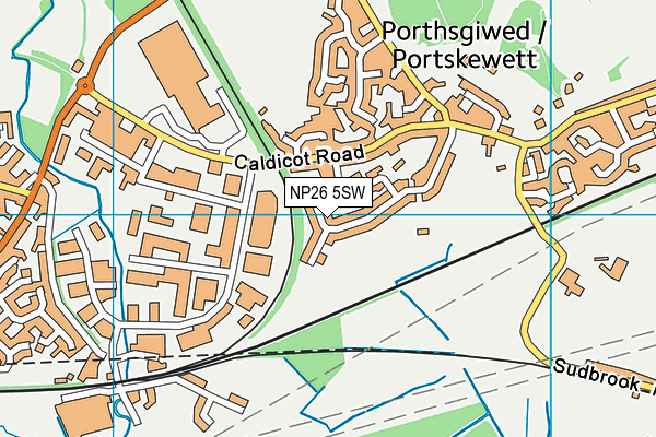 NP26 5SW map - OS VectorMap District (Ordnance Survey)