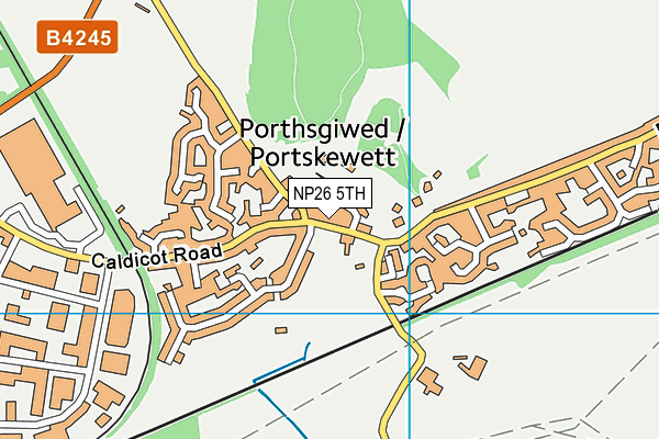 NP26 5TH map - OS VectorMap District (Ordnance Survey)