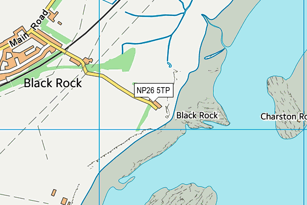 NP26 5TP map - OS VectorMap District (Ordnance Survey)