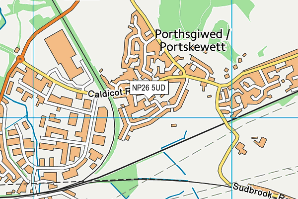 NP26 5UD map - OS VectorMap District (Ordnance Survey)