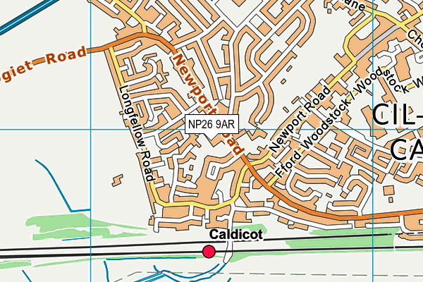 NP26 9AR map - OS VectorMap District (Ordnance Survey)