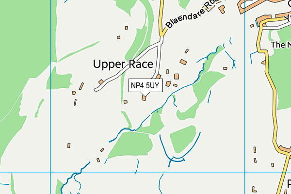 NP4 5UY map - OS VectorMap District (Ordnance Survey)