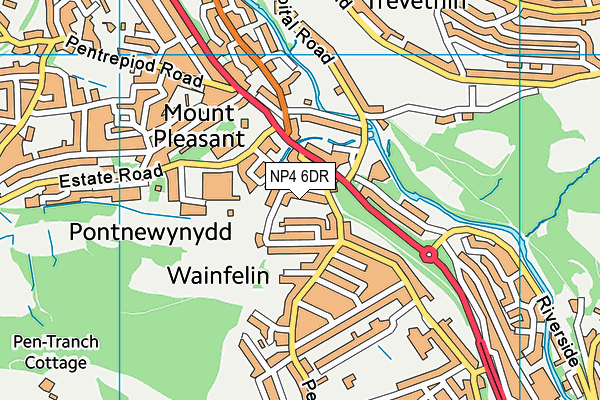 Map of LITTLE CROWN INN LIMITED at district scale