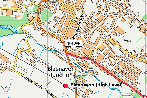 NP4 9AN map - OS VectorMap District (Ordnance Survey)