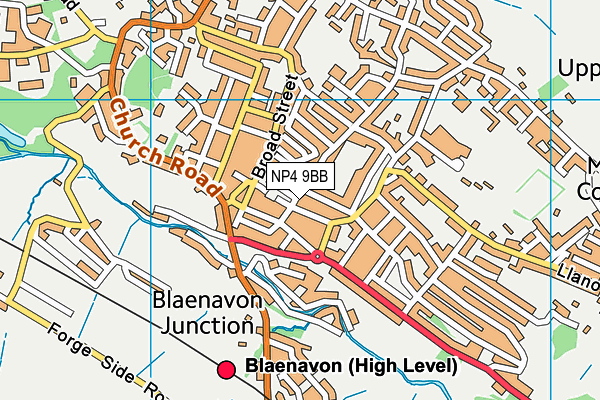 NP4 9BB map - OS VectorMap District (Ordnance Survey)