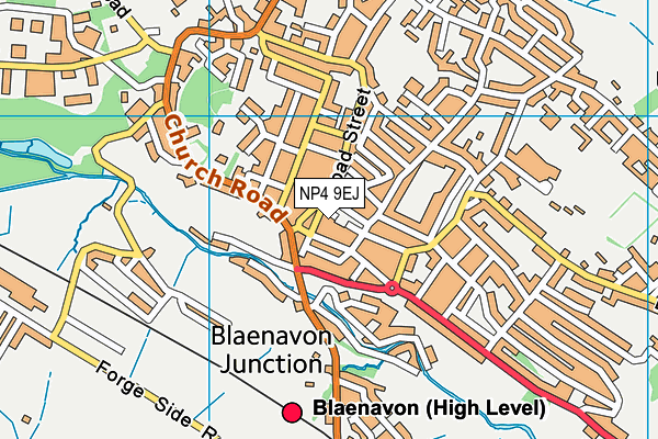 NP4 9EJ map - OS VectorMap District (Ordnance Survey)