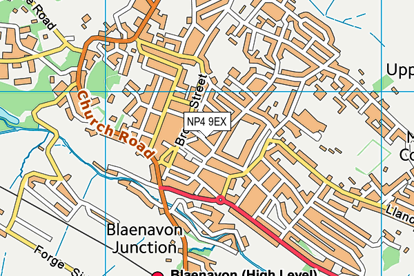 NP4 9EX map - OS VectorMap District (Ordnance Survey)