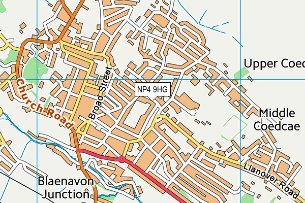 NP4 9HG map - OS VectorMap District (Ordnance Survey)