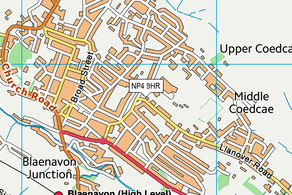 NP4 9HR map - OS VectorMap District (Ordnance Survey)