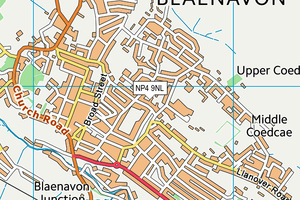 NP4 9NL map - OS VectorMap District (Ordnance Survey)