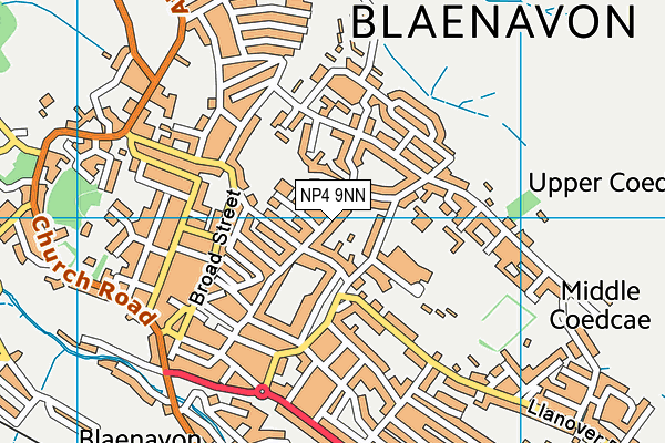 NP4 9NN map - OS VectorMap District (Ordnance Survey)