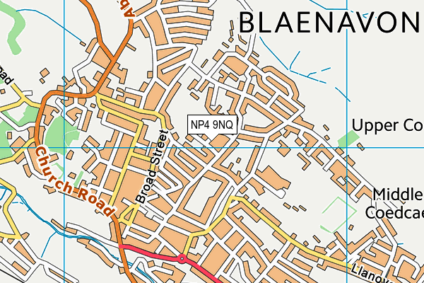 NP4 9NQ map - OS VectorMap District (Ordnance Survey)