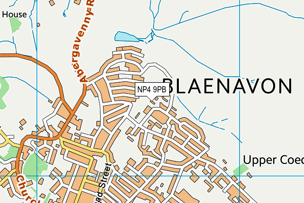 NP4 9PB map - OS VectorMap District (Ordnance Survey)