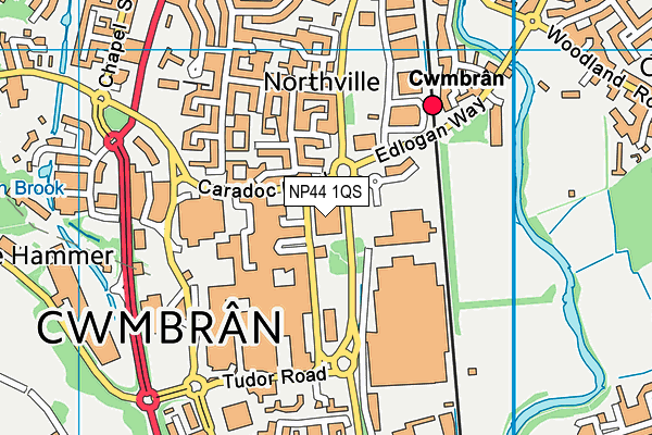 Map of KASPA'S CWMBRAN LTD at district scale