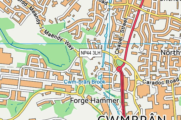 Map of VALE OF USK FUNERAL SERVICE LIMITED at district scale