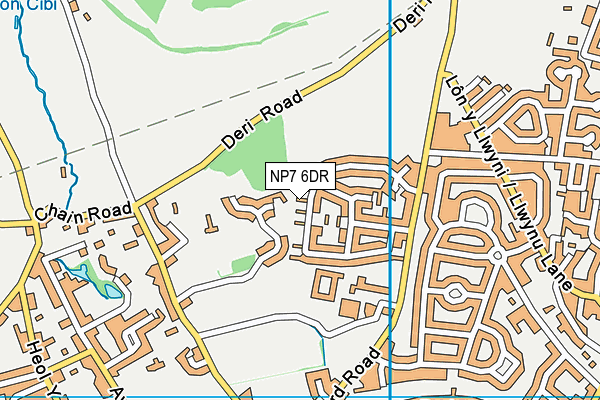 NP7 6DR map - OS VectorMap District (Ordnance Survey)