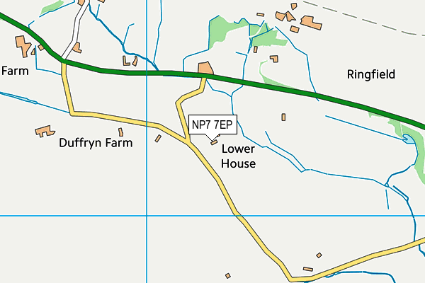 NP7 7EP map - OS VectorMap District (Ordnance Survey)