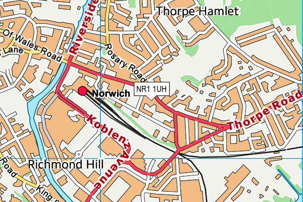 Map of RAMPLING CLARKE LTD at district scale