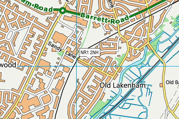 NR1 2NH map - OS VectorMap District (Ordnance Survey)