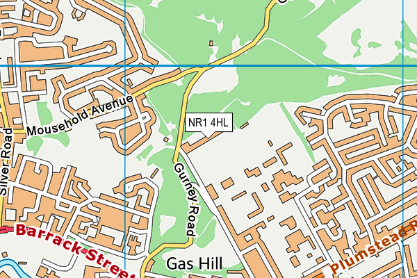 NR1 4HL map - OS VectorMap District (Ordnance Survey)