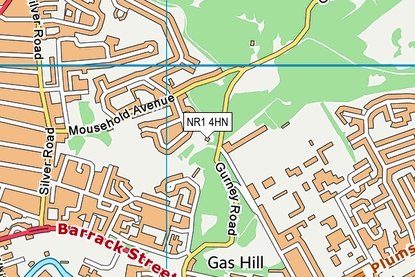 NR1 4HN map - OS VectorMap District (Ordnance Survey)