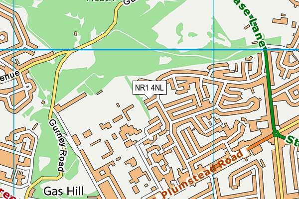 NR1 4NL map - OS VectorMap District (Ordnance Survey)