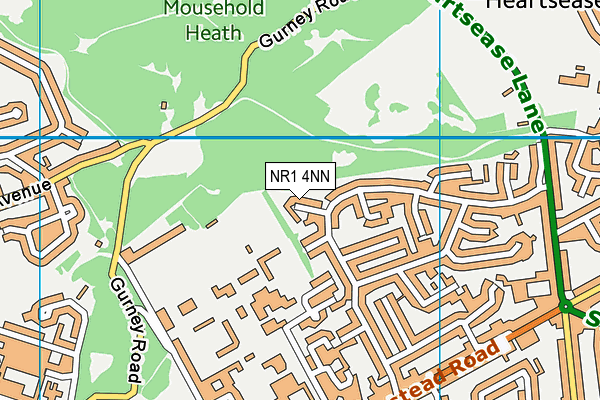 NR1 4NN map - OS VectorMap District (Ordnance Survey)
