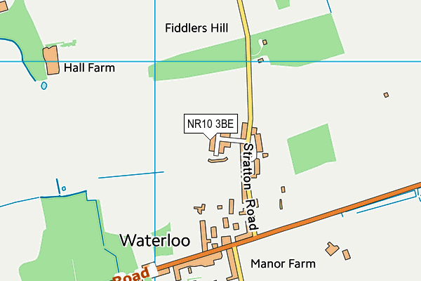 NR10 3BE map - OS VectorMap District (Ordnance Survey)