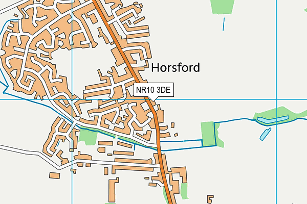 NR10 3DE map - OS VectorMap District (Ordnance Survey)