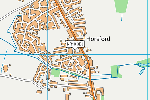 NR10 3DJ map - OS VectorMap District (Ordnance Survey)