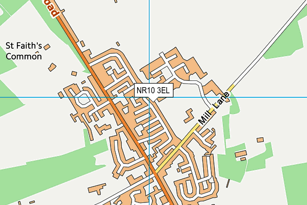 NR10 3EL map - OS VectorMap District (Ordnance Survey)