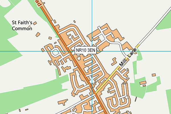 NR10 3EN map - OS VectorMap District (Ordnance Survey)