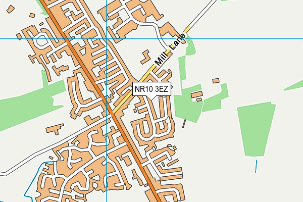 NR10 3EZ map - OS VectorMap District (Ordnance Survey)